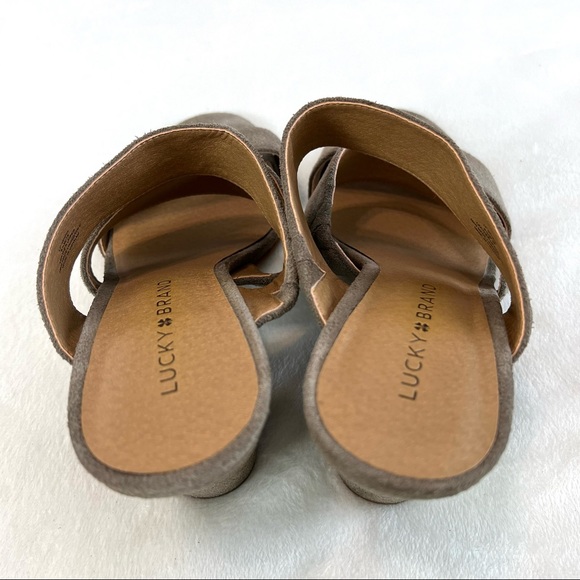 Lucky Brand Minna Suede Heel Size 8.5M - Picture 11 of 14